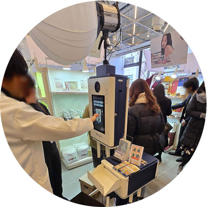 セルフで撮影・印刷